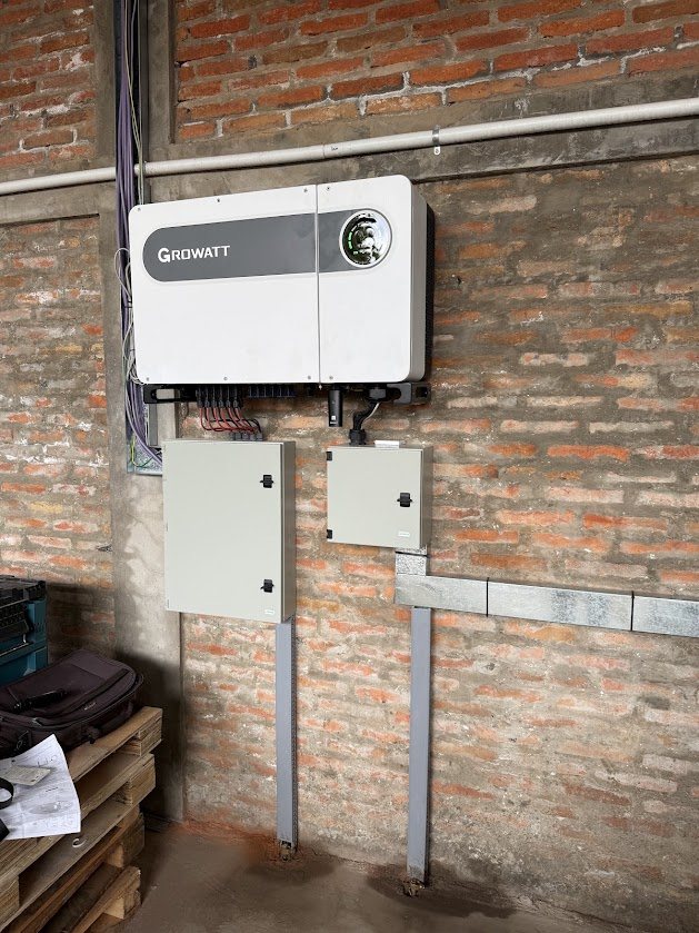 Inversor Growatt instalado